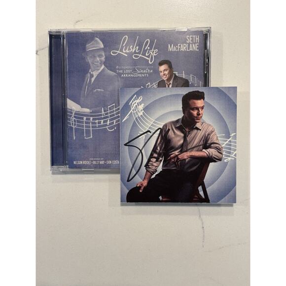 Seth MacFarlane Signed CD Insert - Lush Life - The Lost Sinatra Arrangements #1 - Picture 1 of 7